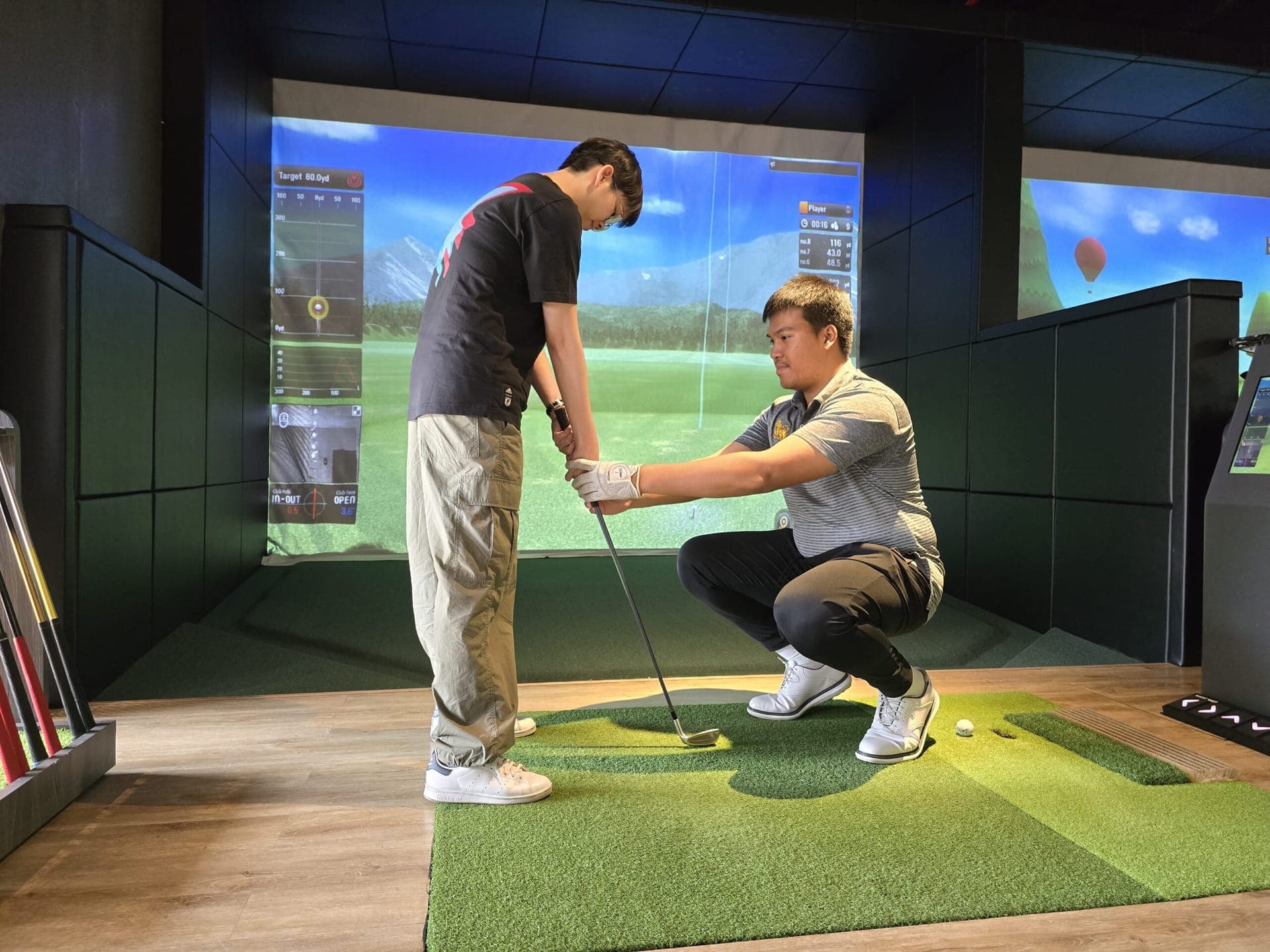 Golf coaching at LENGOLF